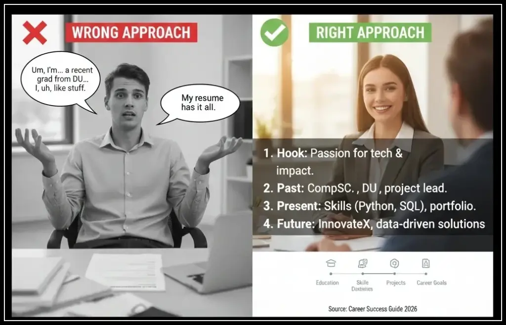 Common mistakes to avoid when answering tell me about yourself