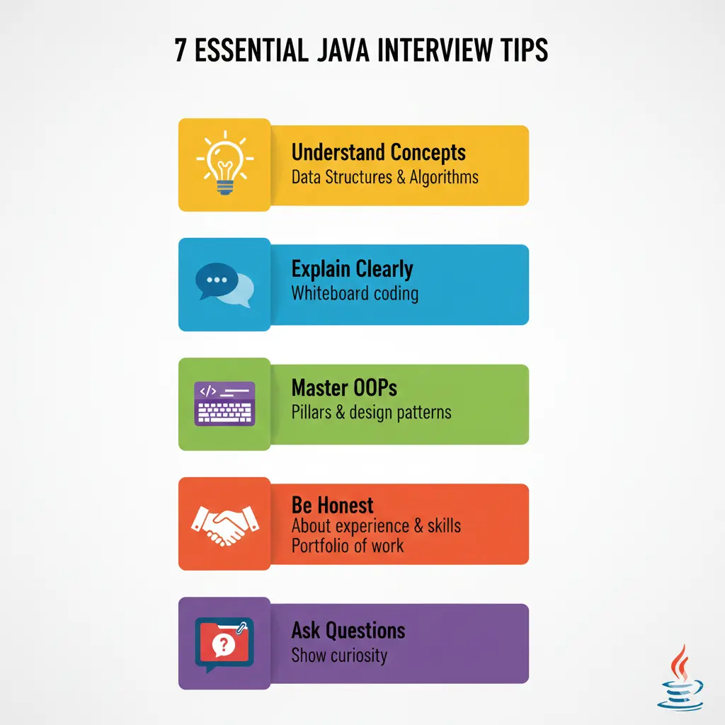 Top 7 Java interview tips for freshers 2026